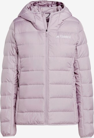 ADIDAS TERREX Outdoor Jacket in Purple: front