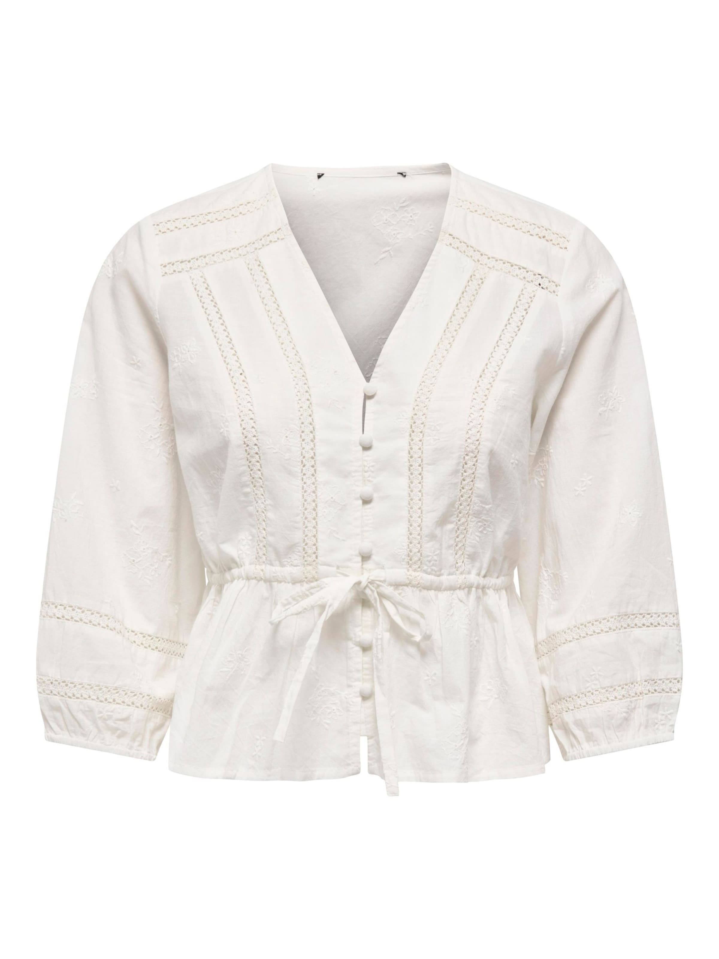 ONLY Blouse in Wit: voorkant