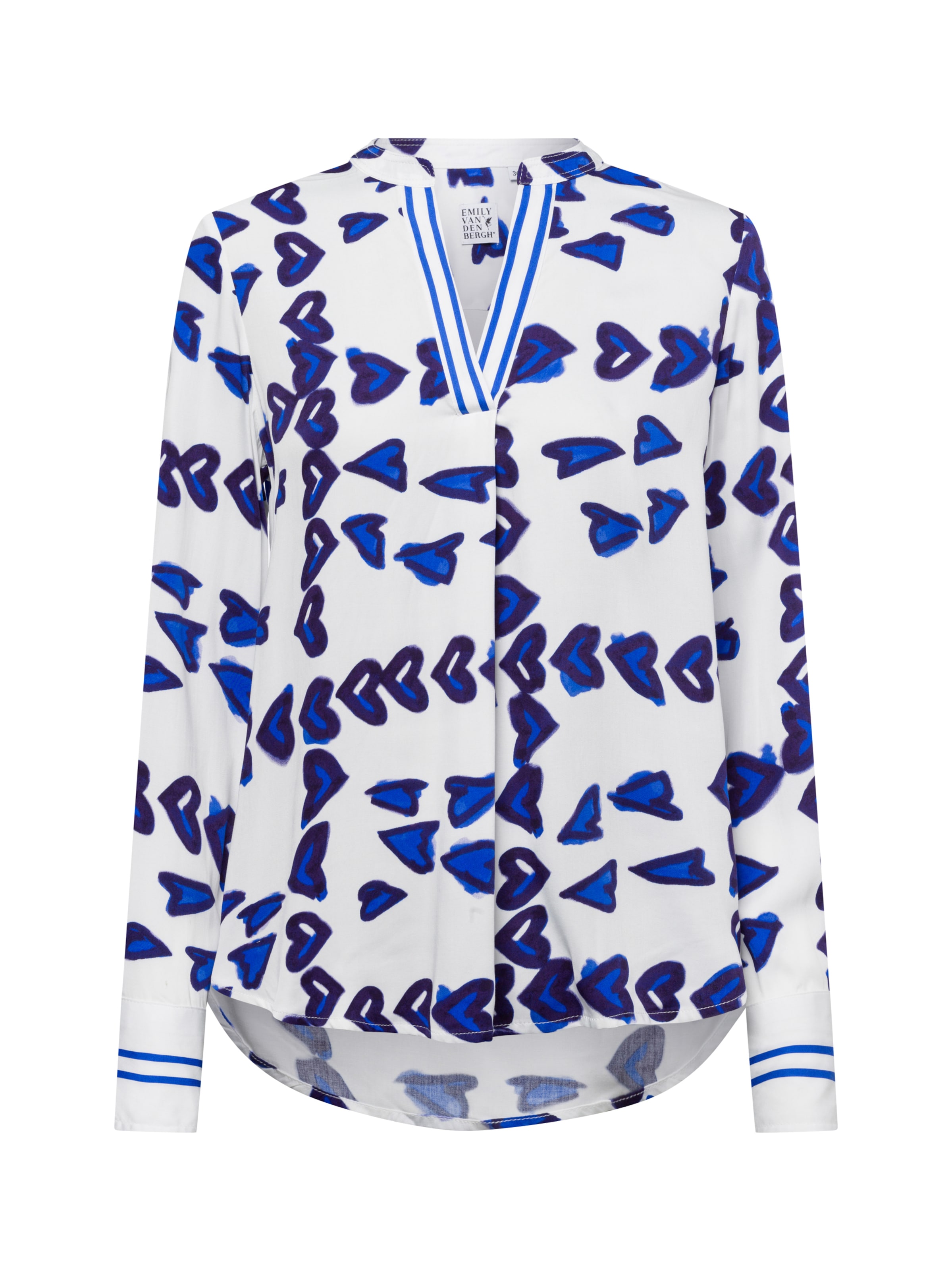 Emily Van Den Bergh Blouse in Blauw: voorkant