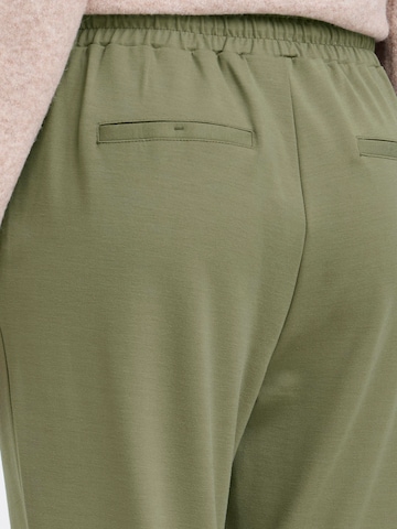 Fransa Tapered Bandplooibroek 'FRZASTRETCH 1' in Groen
