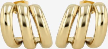 Akzent Ohrringe 'Veerle, langlebig' in Gold: Vorderseite