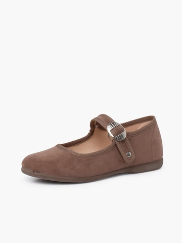 Ballerines Pisamonas en gris : devant