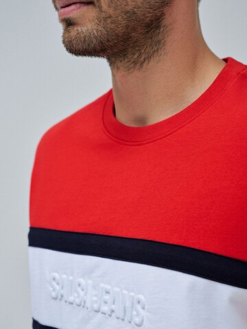 Salsa Jeans T-shirts in Rot
