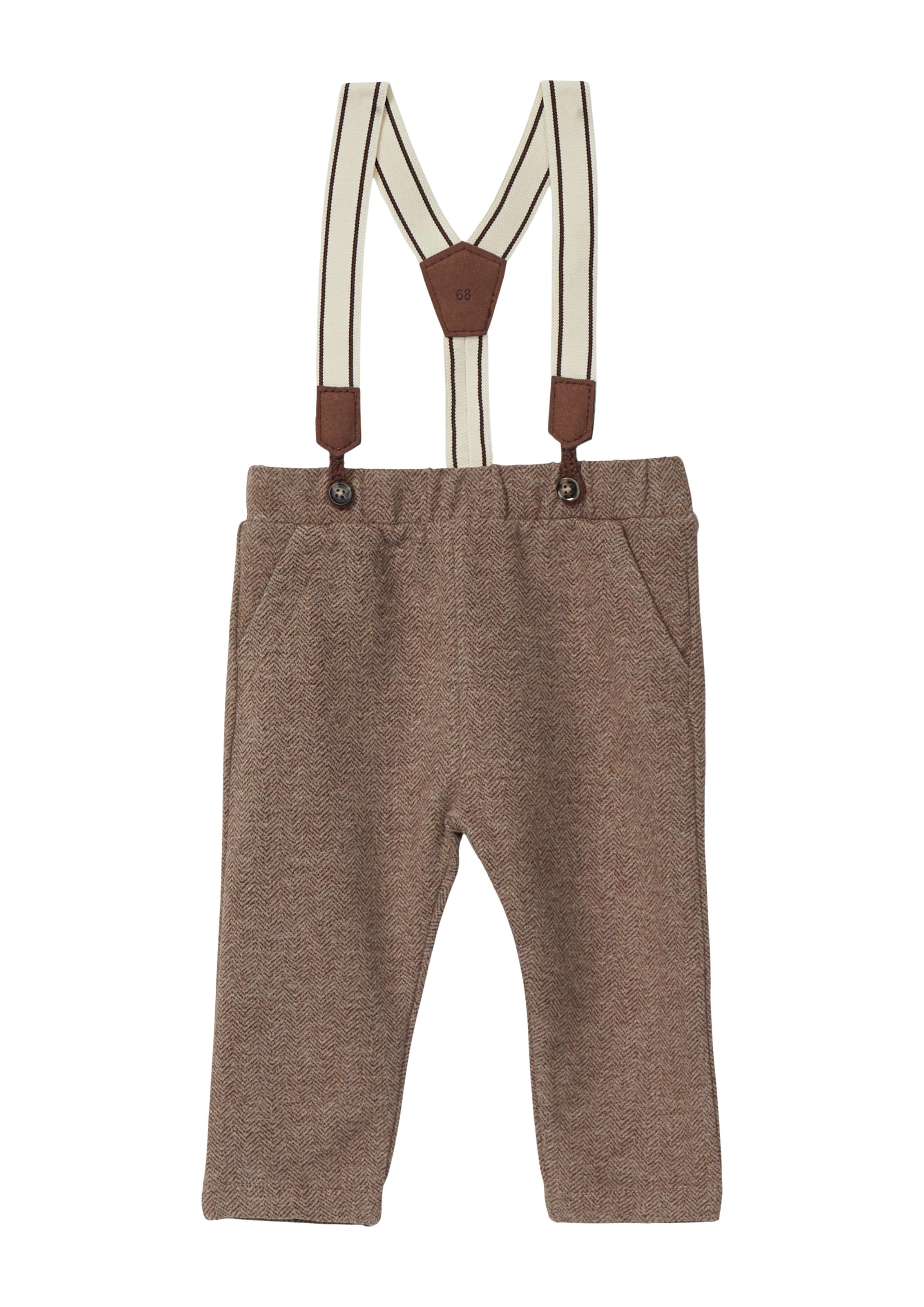 s.Oliver Regular Broek in Bruin: voorkant