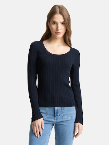 TOM TAILOR DENIM Pullover in Blau: Vorderseite