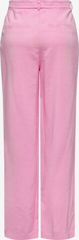 ONLY Zvonové kalhoty Kalhoty se sklady v pase 'Aris' – pink