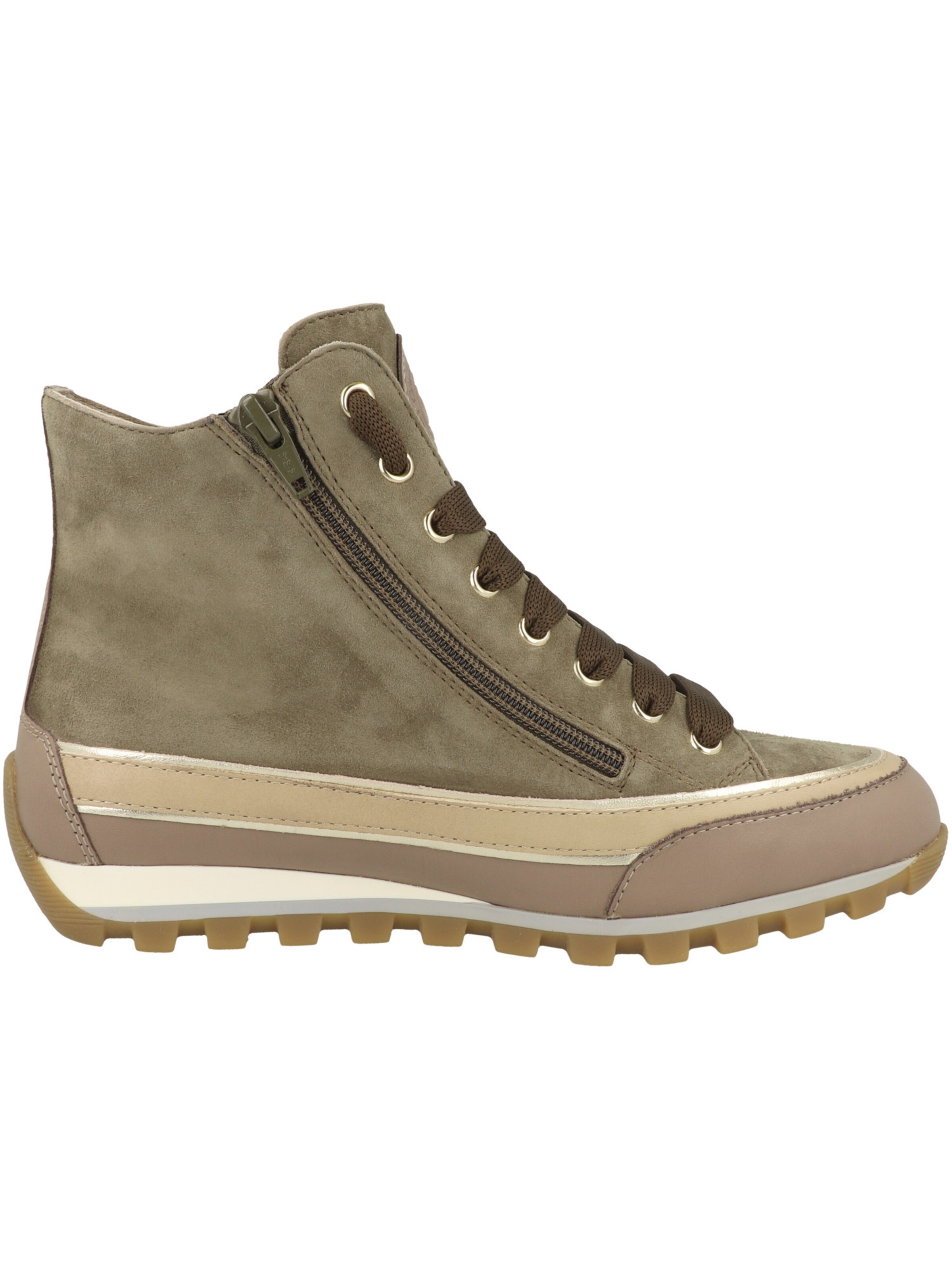 Candice Cooper Sneaker 'Janis Strip Plus Chic' in Grün