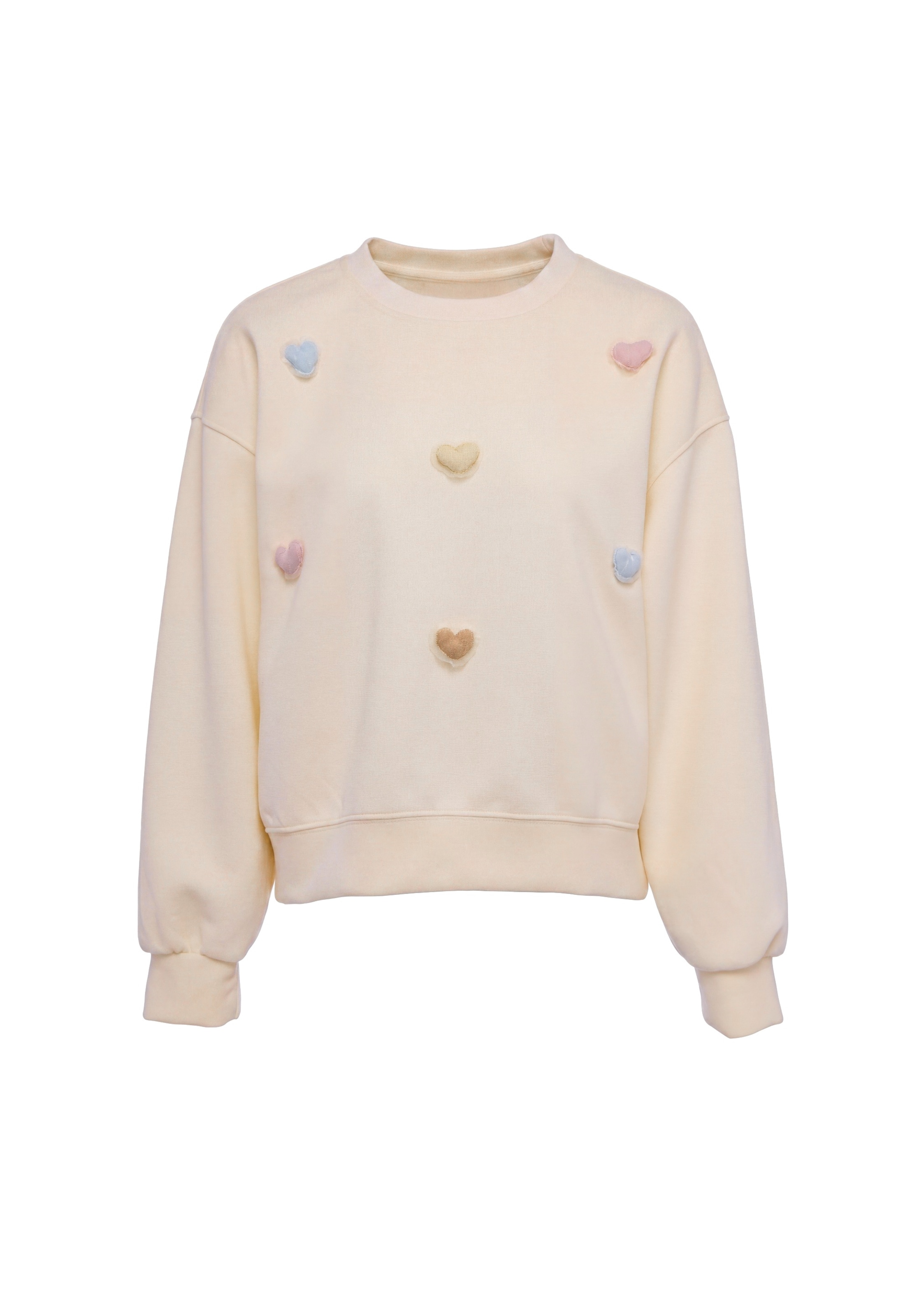 Sweat-shirt 'Pop' MYMO en beige : devant