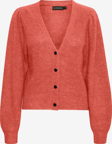 Cardigan 'Tuesday' SOAKED IN LUXURY en orange : devant