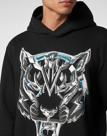 Felpa 'Chrome Tiger' di Plein Sport in nero