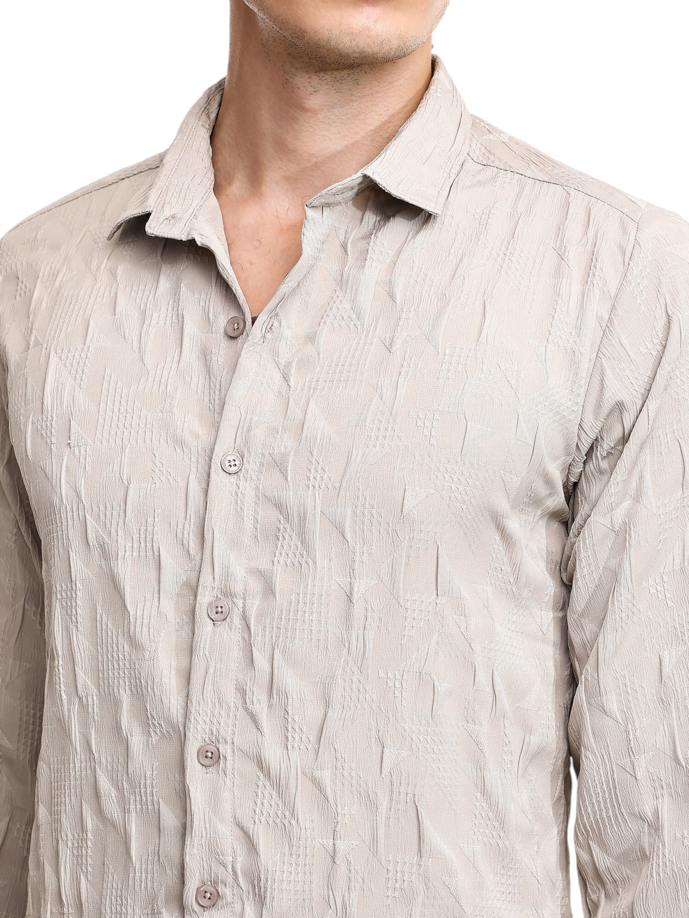 Campus Sutra Regular fit Ing ' Toni ' - bézs