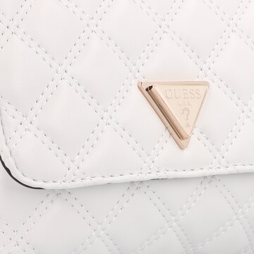 GUESS - Mala de ombro 'Giully' em branco