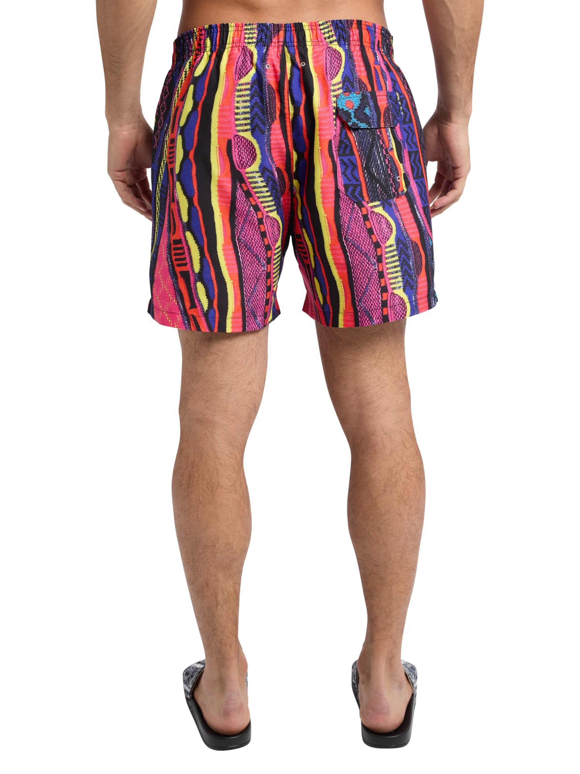 Carlo Colucci Badeshorts ' DeLuca ' in Mischfarben