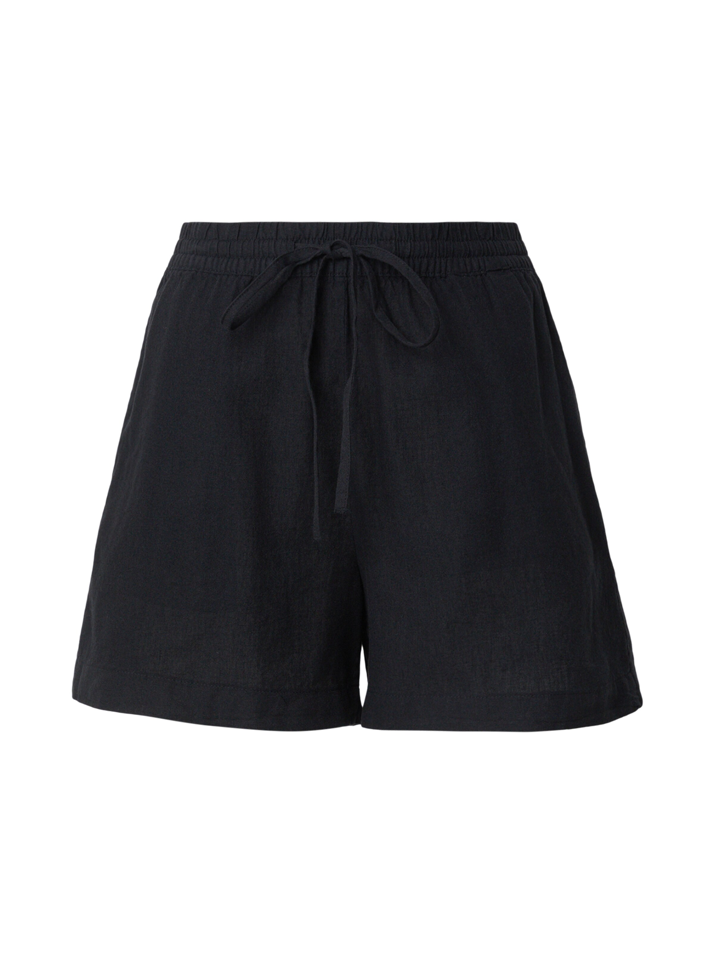 SELECTED FEMME Loosefit Kalhoty 'SLFLINNIE' – černá: přední strana