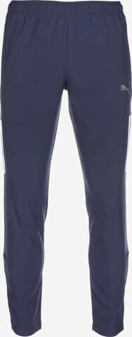 Regular Pantalon de sport 'Team Liga' PUMA en bleu : devant