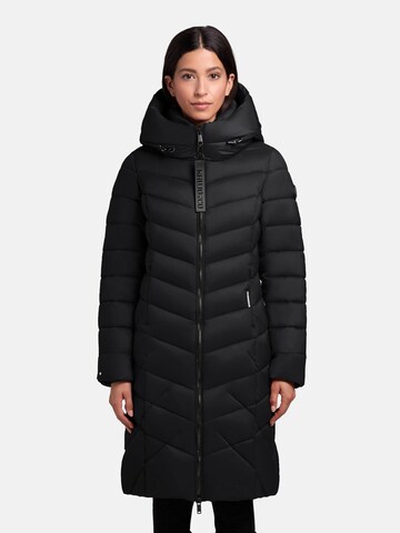 Manteau d’hiver 'Odana3-YM' khujo en noir : devant