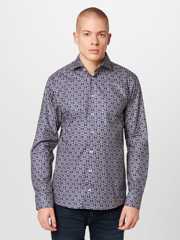 ETON Regular fit Button Up Shirt in Blue: front