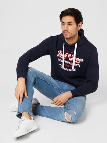 JACK & JONES Mikina 'Andy' – modrá