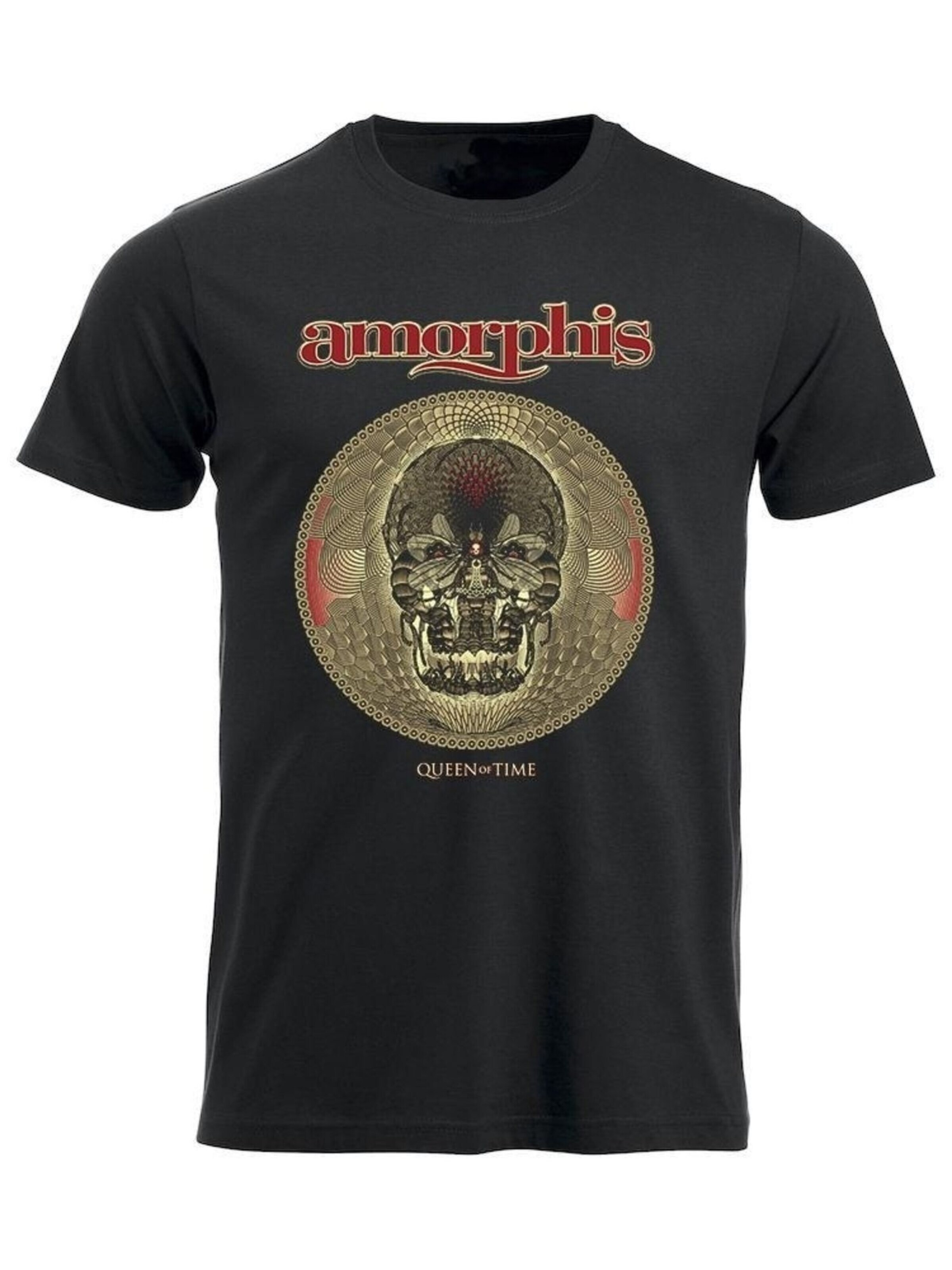 Amorphis Shirt 'Queen of Time' in Black: front