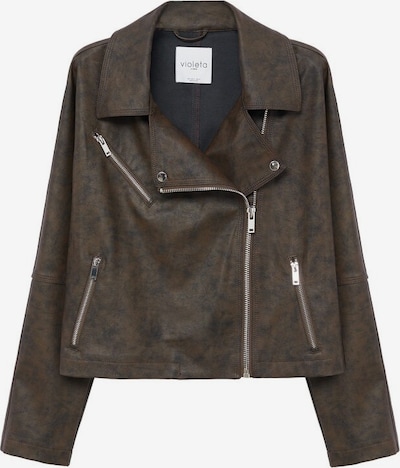 VIOLETA by Mango Преходно яке 'Vintage' в тъмнокафяво, Преглед на продукта