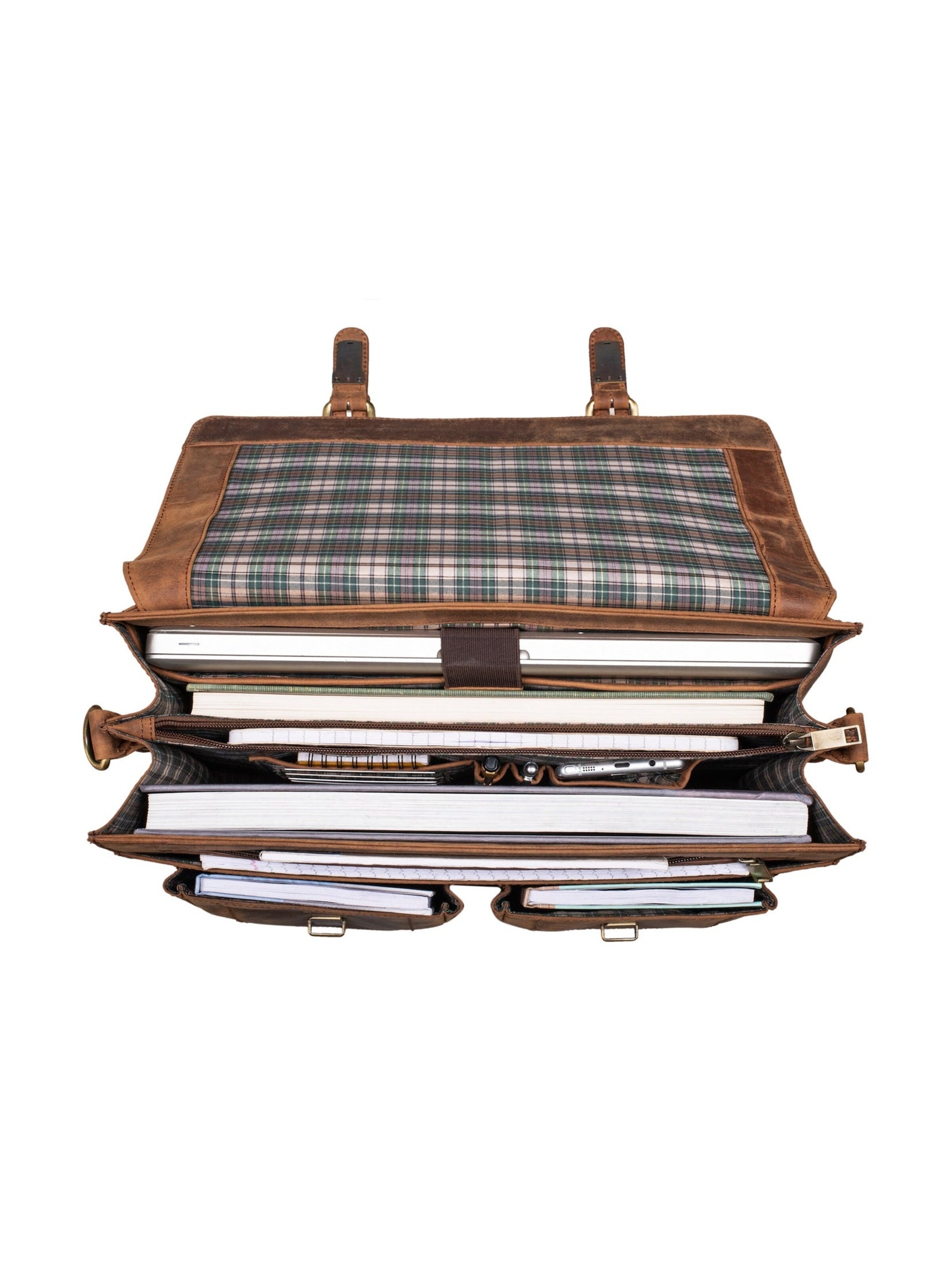 Benthill Briefcase in Brown