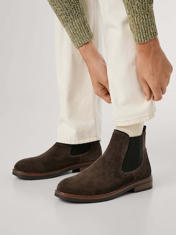Boots chelsea 'LEEDS ROAD' di Pepe Jeans in marrone: frontale