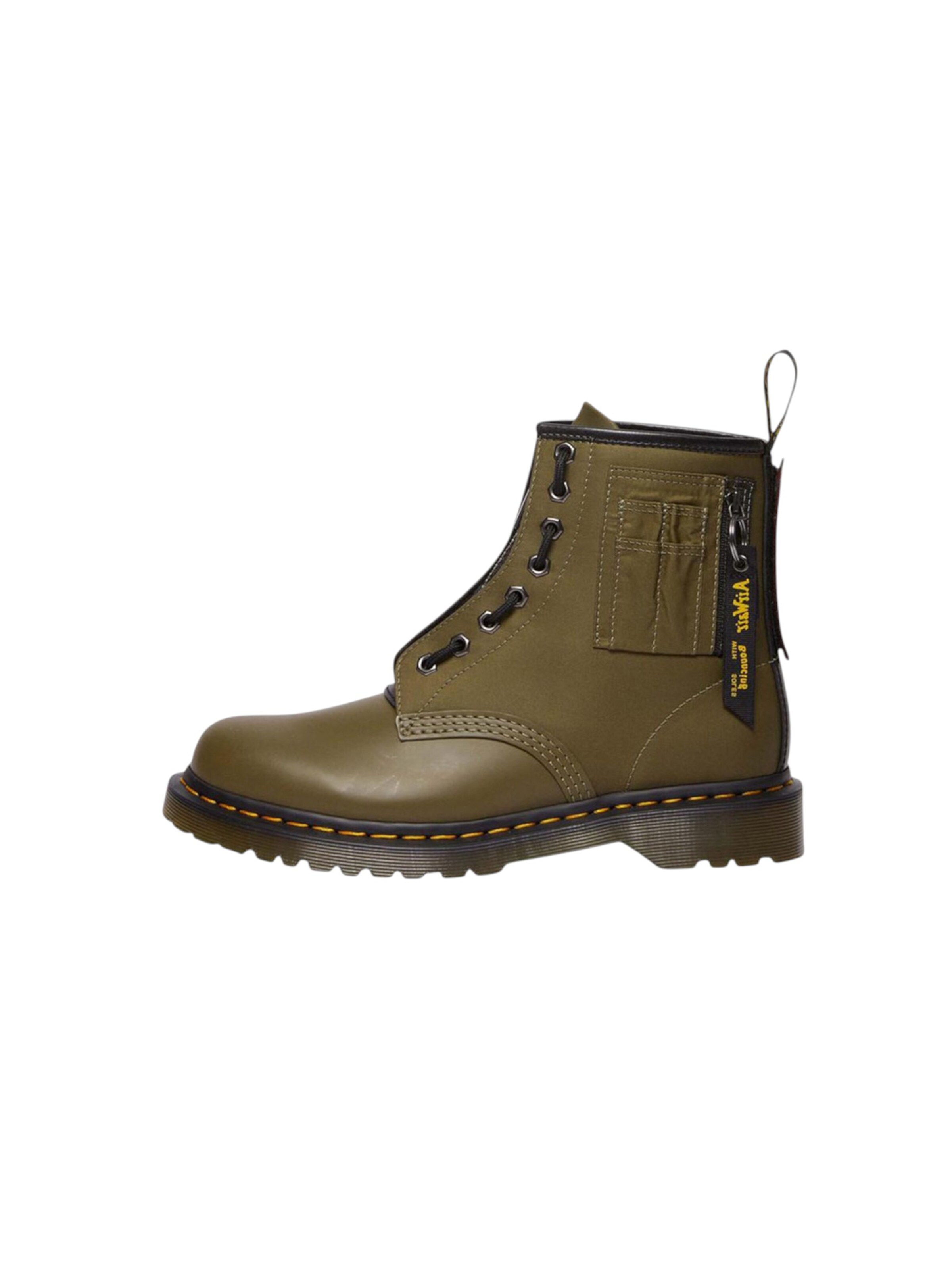 Dr. Martens Schnürboots '1460 Ben Alpha' in Grün: Vorderseite