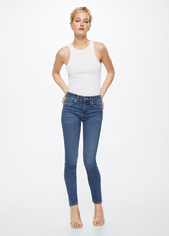 MANGO Slimfit Jeans in Blau