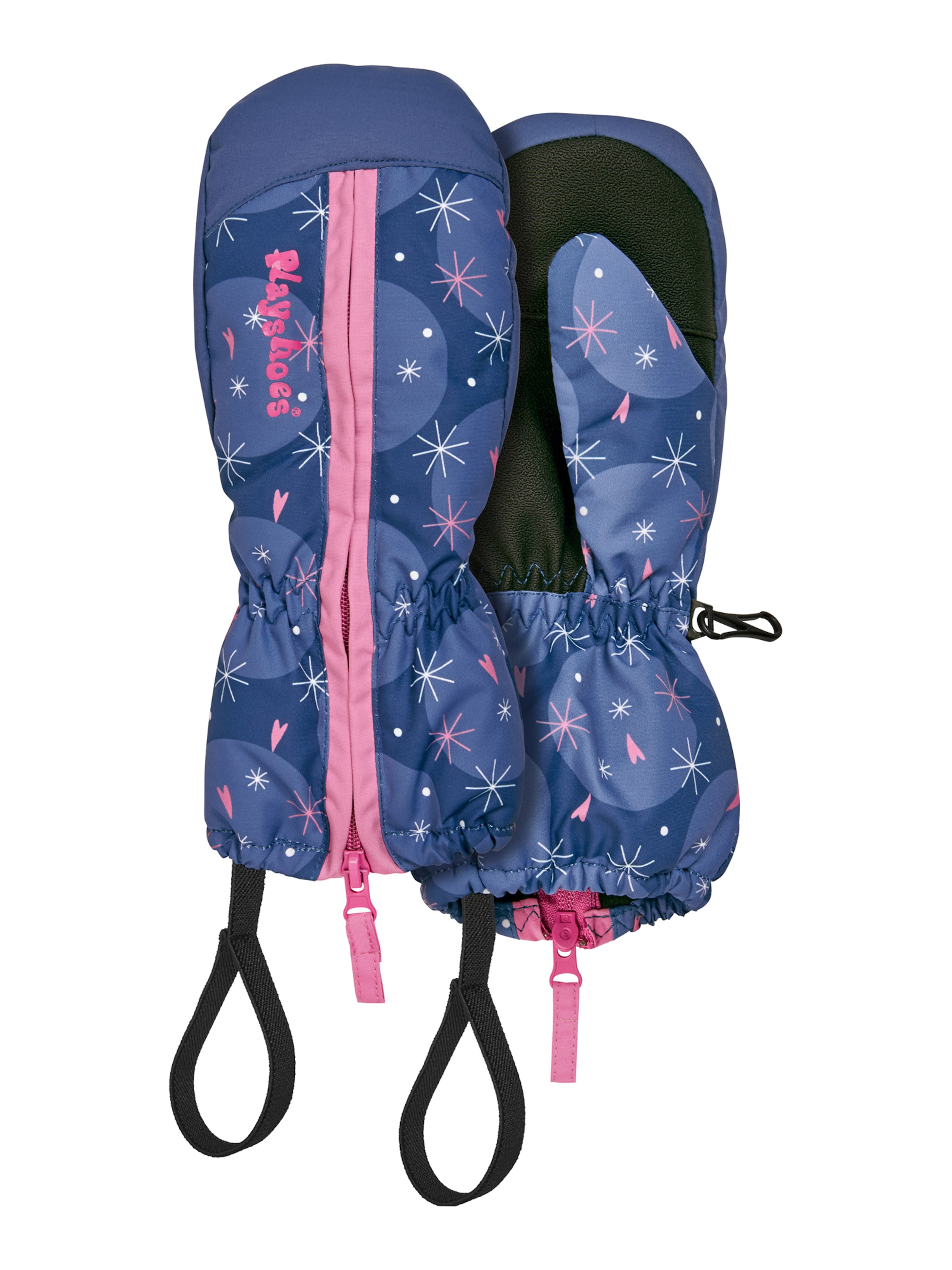 Mănuși de la PLAYSHOES pe albastru: față