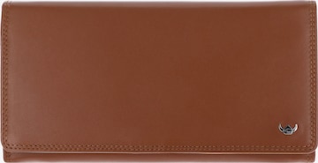 Porte-monnaies 'Polo' GOLDEN HEAD en marron : devant