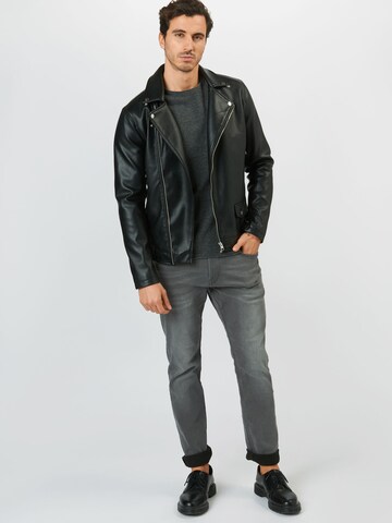 Coupe regular Pull-over 'Hill' JACK & JONES en gris