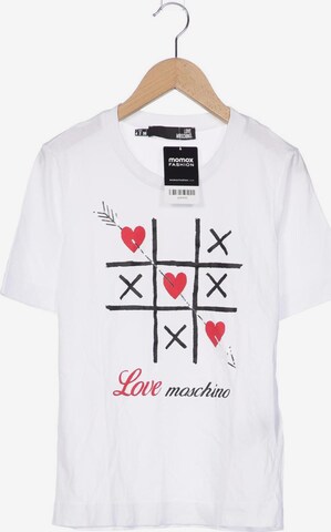 Love Moschino Top & Shirt in XXS in White: front