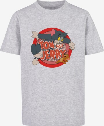 Maglietta 'Tom and Jerry - Classic Catch' di ABSOLUTE CULT in grigio: frontale