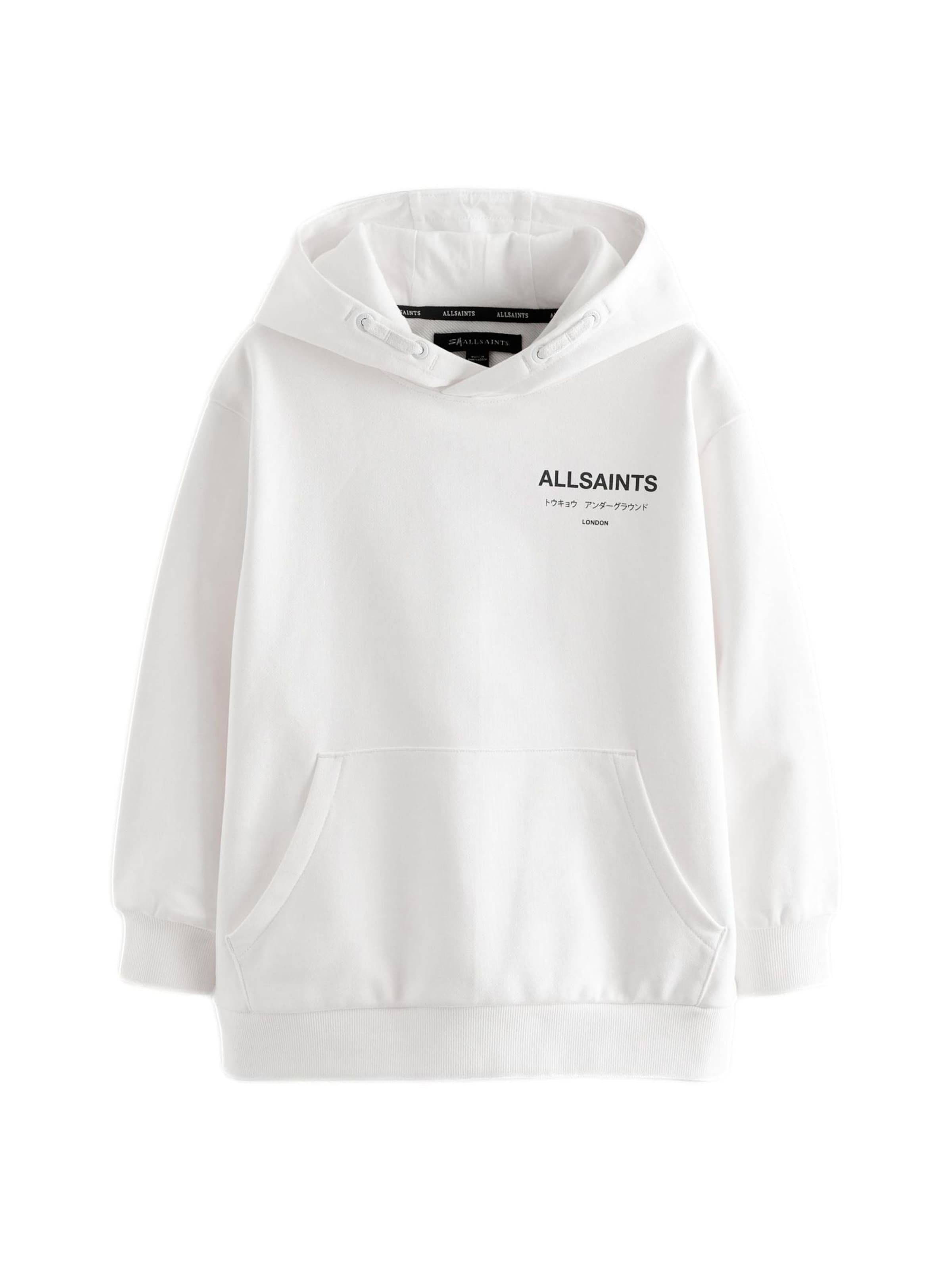 smALLSAINTS - Sudadera 'Underground' en blanco: frente