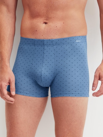CALIDA Boxershorts 'Cotton Code Design' in Blau