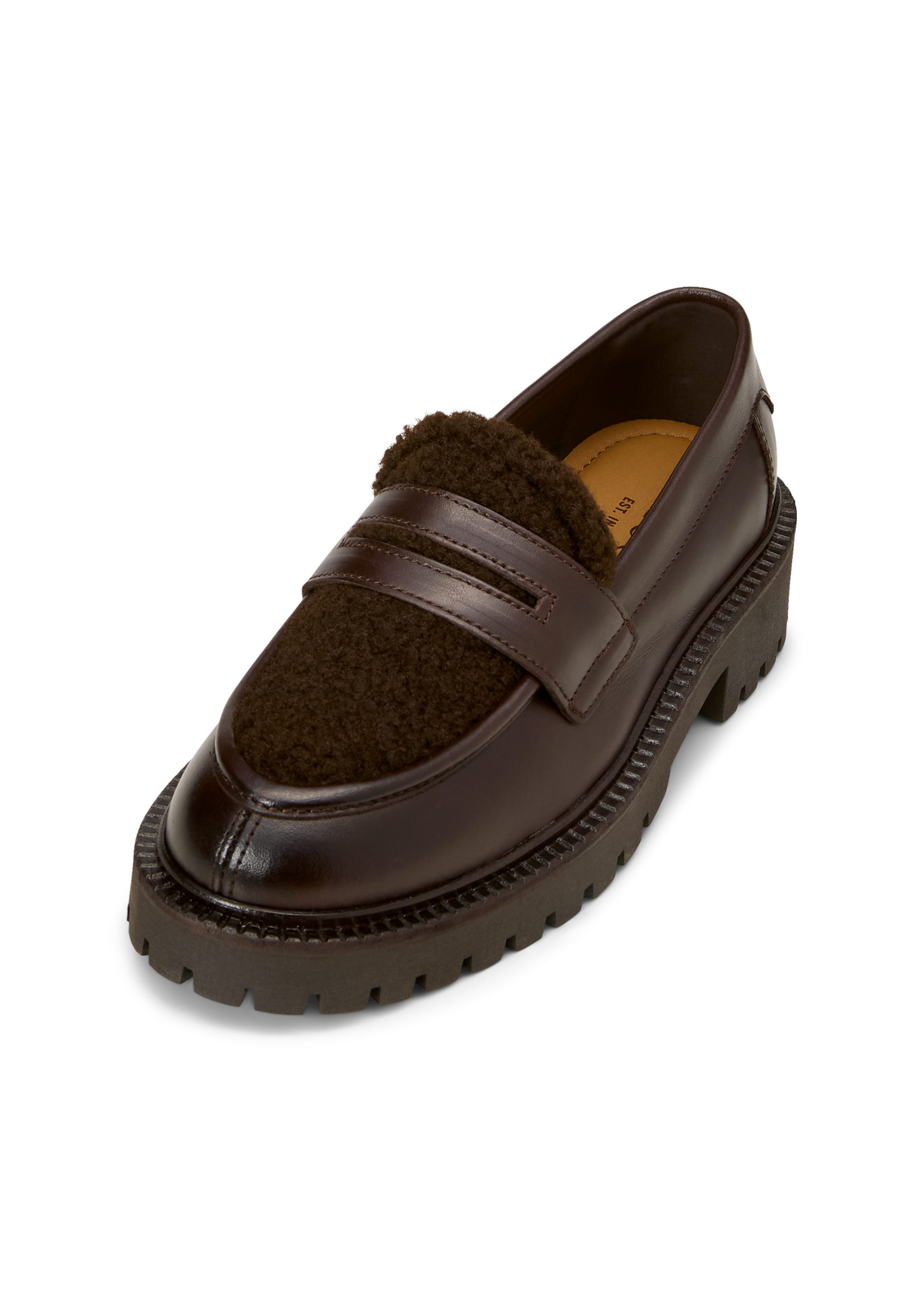 Marc O'Polo Slipper 'Phia' in Braun
