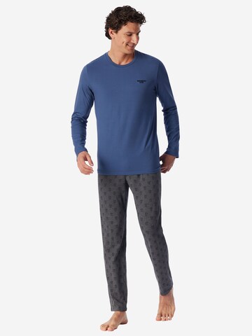 Pyjama long ' 95/5 Nightwear ' SCHIESSER en bleu