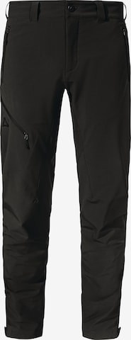 Regular Pantalon outdoor 'Cascata' Schöffel en noir : devant