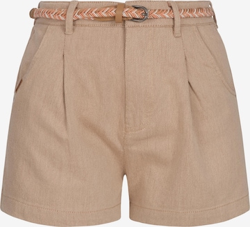 Ragwear Pleat-front trousers 'Sorenn' in Beige: front