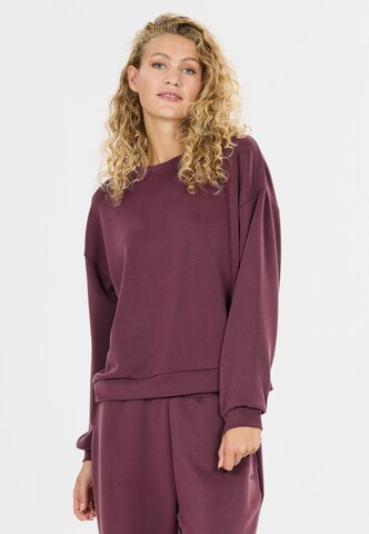 Athlecia Sportief sweatshirt 'Jillnana' in Rood: voorkant