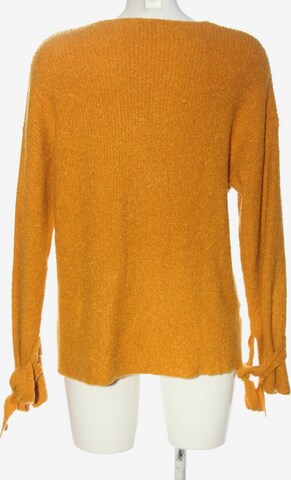 MANGO V-Ausschnitt-Pullover L in Orange