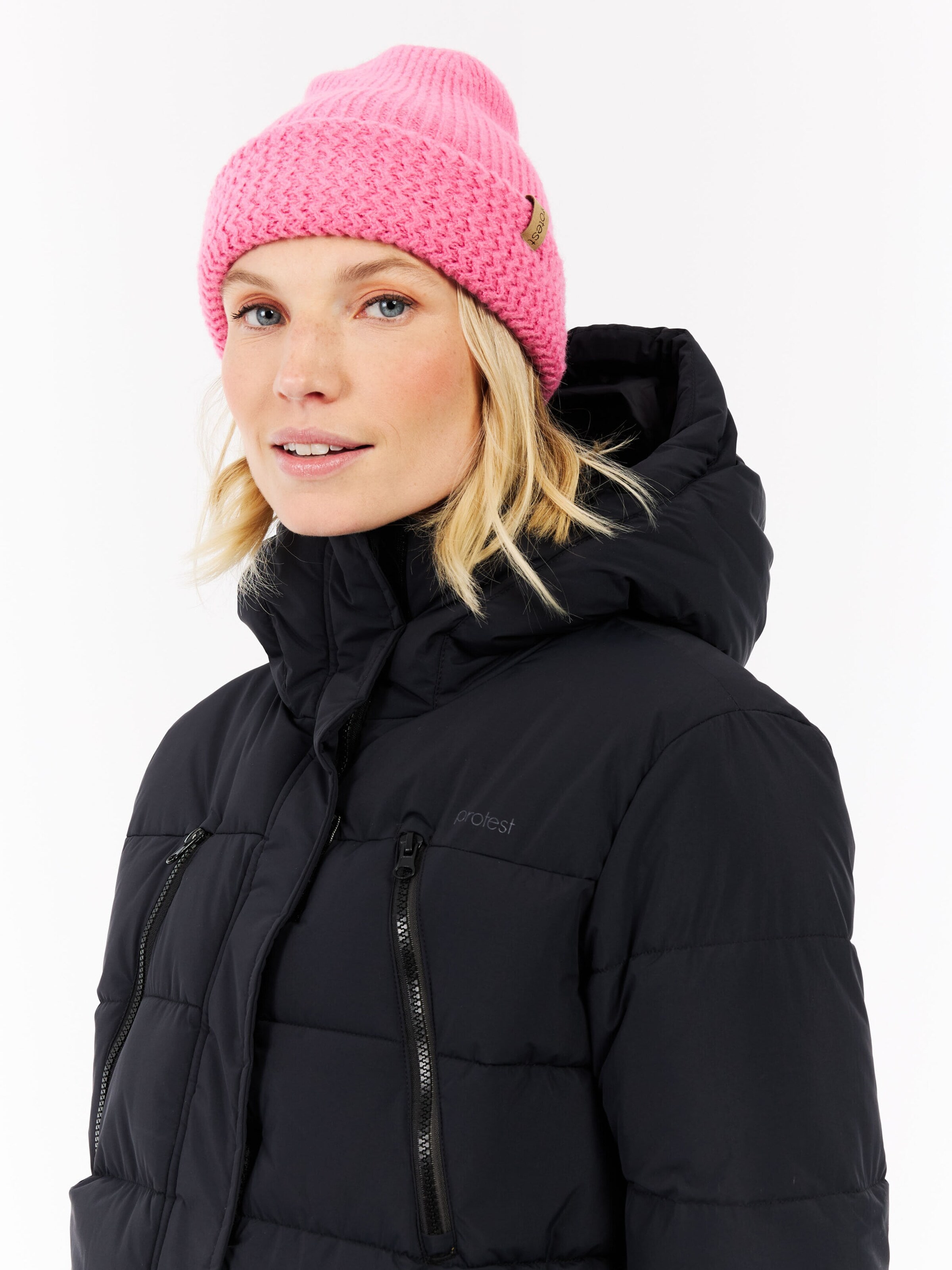 Manteau d’hiver 'PRTKooky' PROTEST en noir