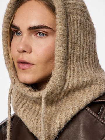 Berretto 'PCNambi' di PIECES in marrone: frontale