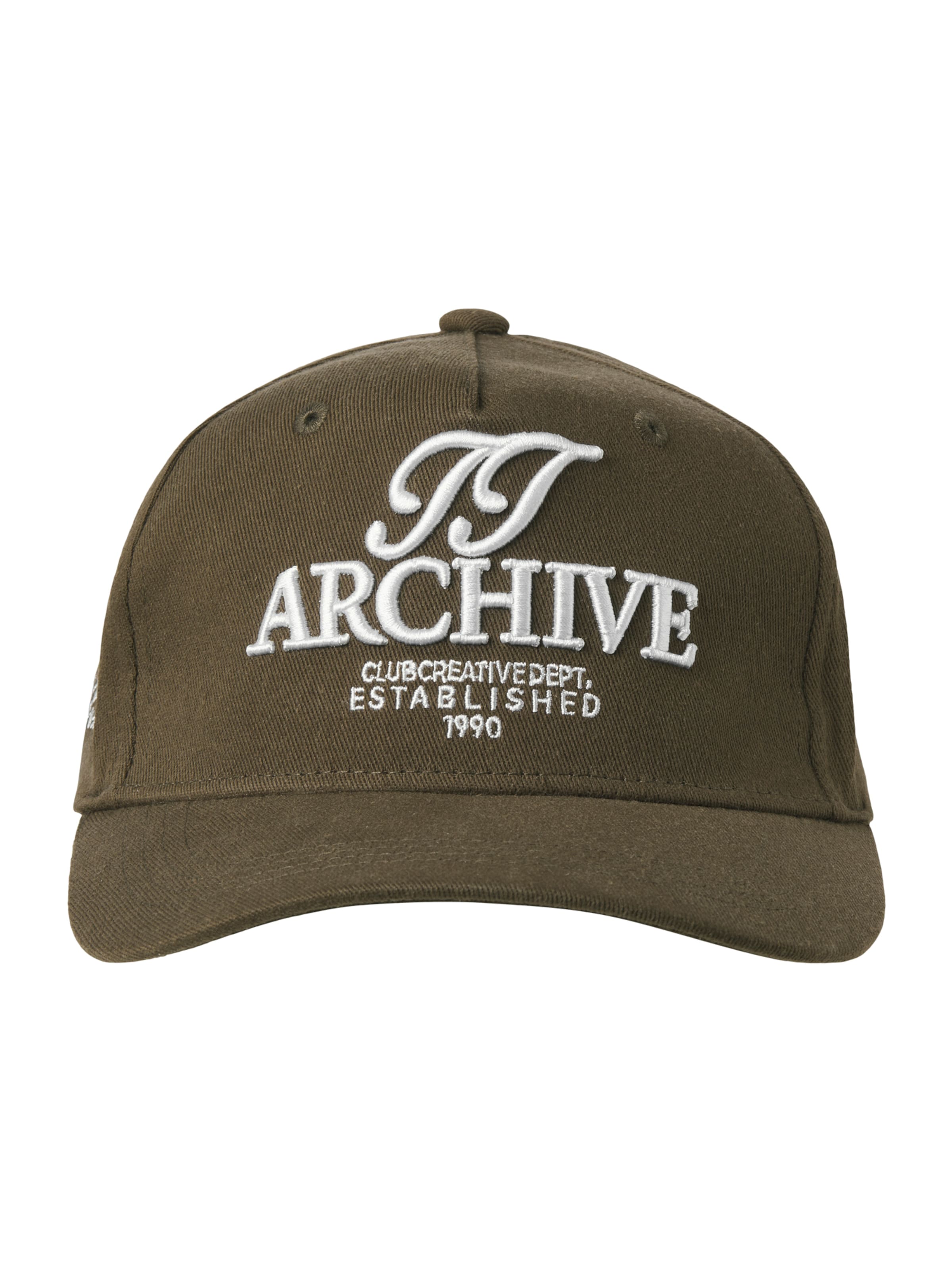JACK & JONES Cap 'JACFRAME HAINES' in Brown: front