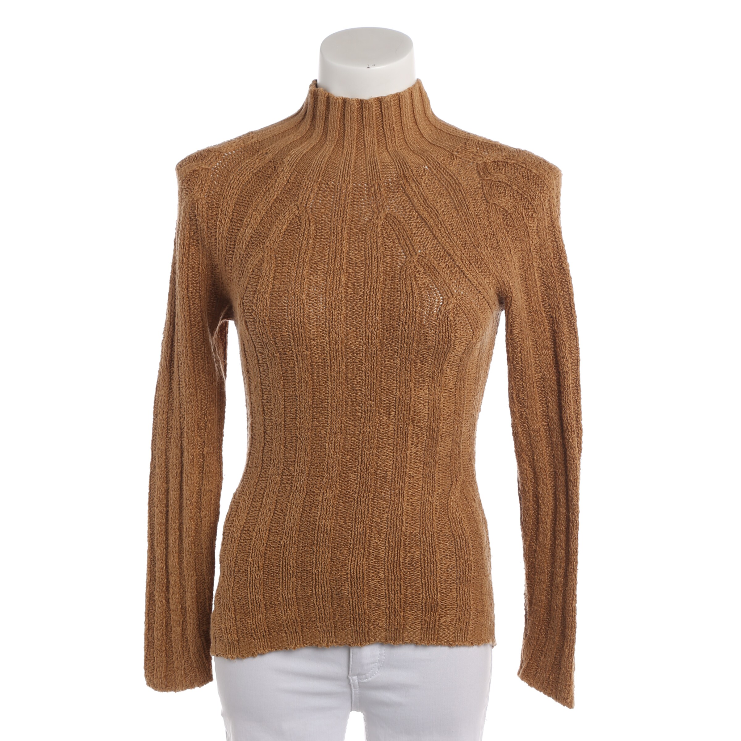 Iris von Arnim Pullover / Strickjacke in S in hellbraun, Produktansicht