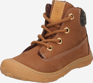 Pepino First-Step Shoes 'TARY' in Brown: front