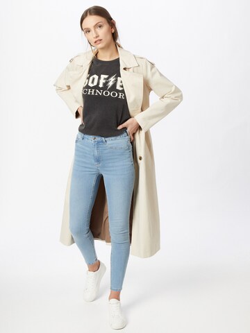 Gina Tricot Skinny Jeansy 'Molly' w kolorze niebieski