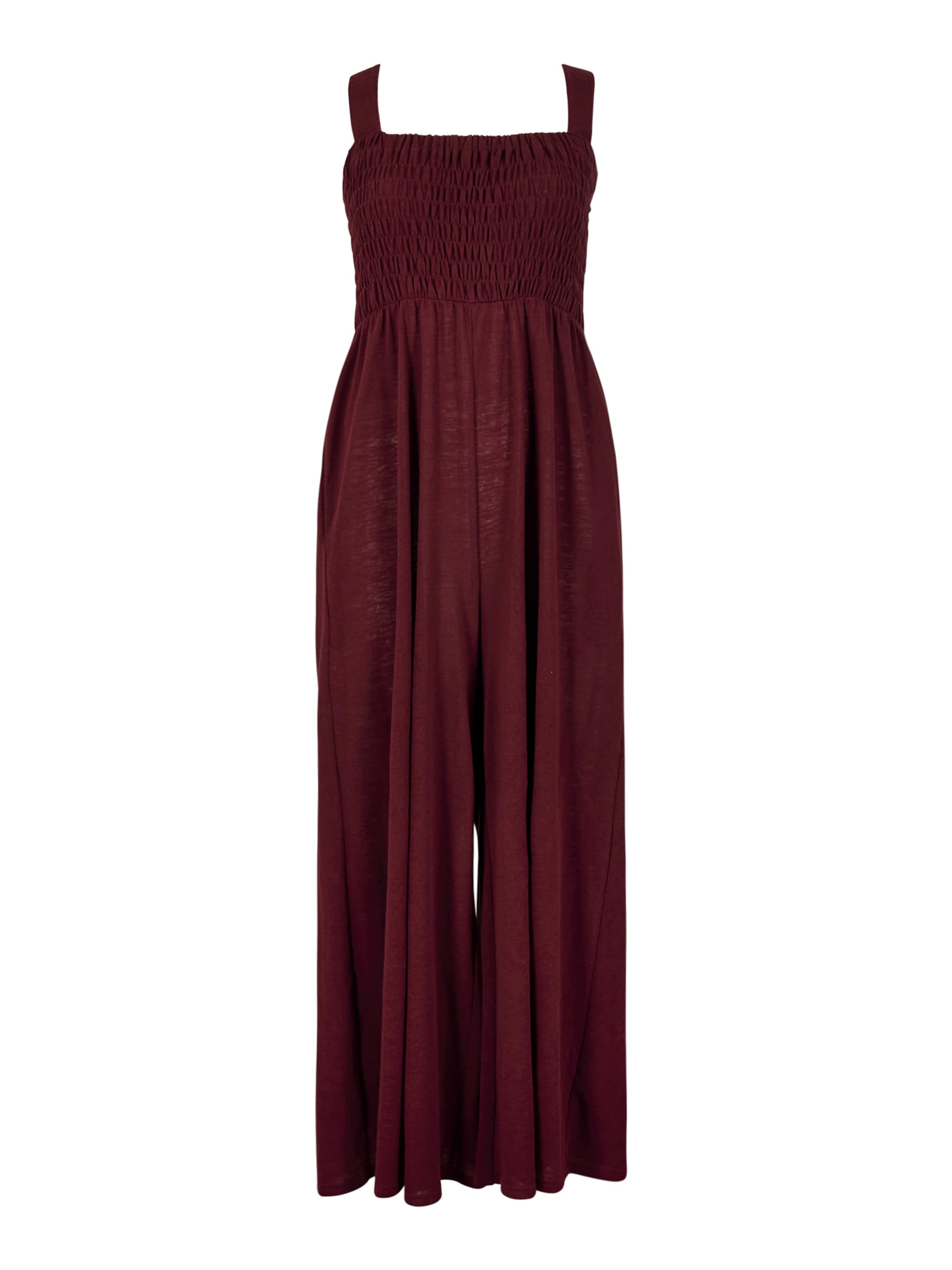 Apricot Jumpsuit in Rood: voorkant