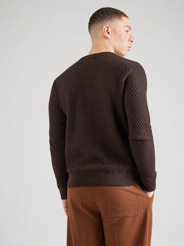 Lindbergh Sveter - Hnedá: zadná strana