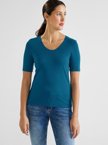 Maglietta di STREET ONE in blu: frontale